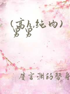 (高h,纯肉)男男
