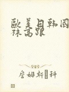 欧美日韩国产丝袜高跟