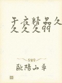 午夜精品久久久久久久99