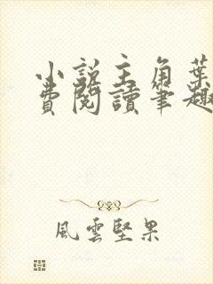 小说主角叶观免费阅读笔趣阁无弹窗