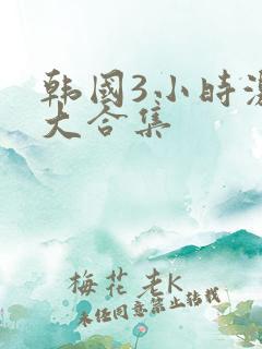 韩国3小时激情大合集