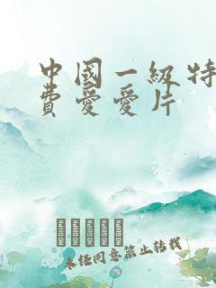 中国一级特黄免费爱爱片