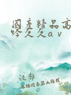 国产精品高潮呻吟久久aⅴ