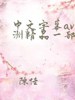 中文字幕av亚洲精品一部二部