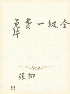 免费一级全黄裸片