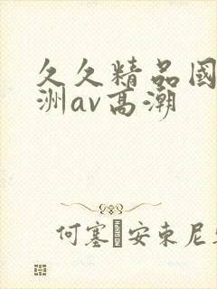 久久精品国产亚洲av高潮