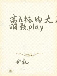 高h纯肉大尺度调教play
