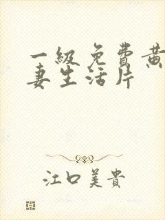 一级免费黄色夫妻生活片
