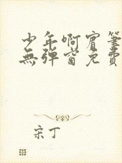 少年啊宾笔趣阁无弹窗免费