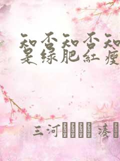 知否知否知否应是绿肥红瘦在哪里看