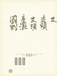 国产又爽又黄又刺激视频