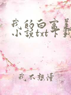 我的白富美老婆小说txt下载