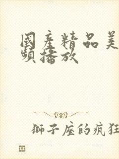 国产精品美女视频播放