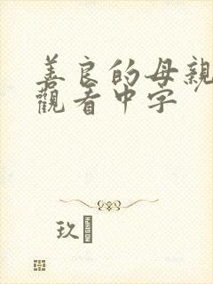善良的母亲在线观看中字