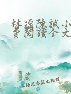 林瑶陈诚小说免费阅读全文最新章节