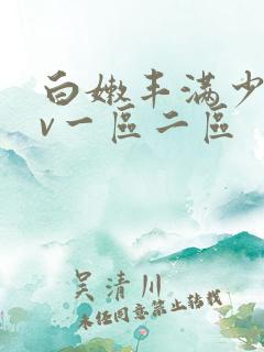 白嫩丰满少妇av一区二区