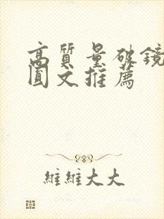 高质量破镜不重圆文推荐