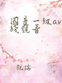 国产一级av在线观看