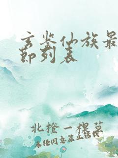 玄鉴仙族最新章节列表