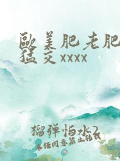 欧美肥老肥婆性猛交xxxx