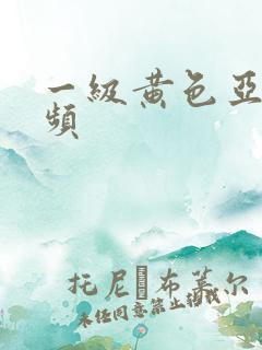 一级黄色亚洲视频