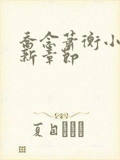 乔念萧衡小说最新章节