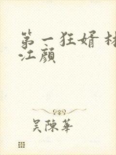 第一狂婿 林羽江颜