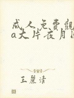 成人免费观看黄a大片夜月国产
