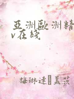 亚洲欧洲精品av在线