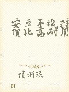 安卓手机推荐性价比高耐用