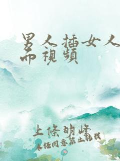 男人插女人的下面视频