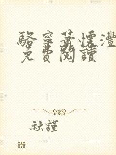 骆宁萧怀沣小说免费阅读