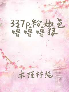 337p粉嫩色噜噜噜狠
