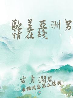 欧美亚洲另类激情在线