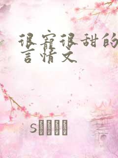 很宠很甜的现代言情文