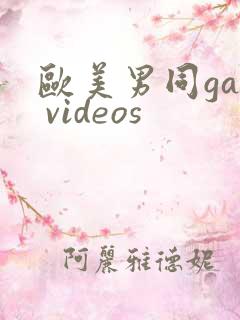 欧美男同gay videos