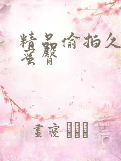 精品偷拍久久久蜜臀