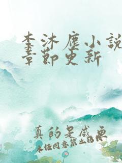 李沐尘小说最新章节更新