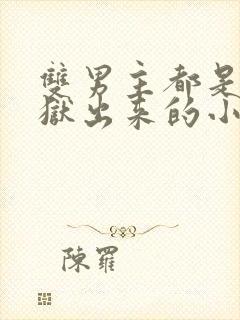 双男主都是从监狱出来的小说推荐完结