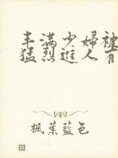 丰满少妇被粗大猛烈进人有声小说