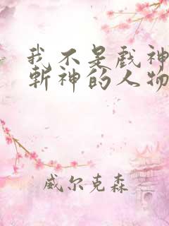 我不是戏神中有斩神的人物吗