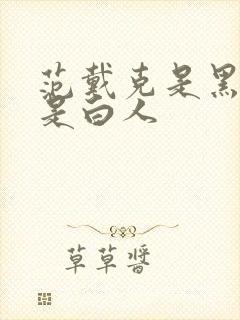 范戴克是黑人还是白人