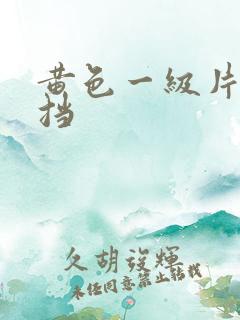 黄色一级片无遮挡