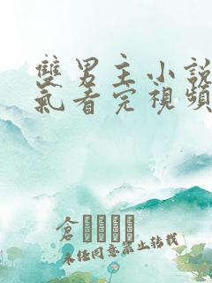 双男主小说一口气看完视频虐文