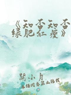 《知否知否应是绿肥红瘦》在线免费观看