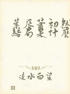 叶辰萧初然最后结局是什么?