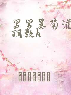 男男暴菊灌浣肠调教h