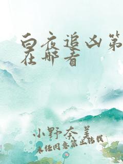 白夜追凶第二季在哪看