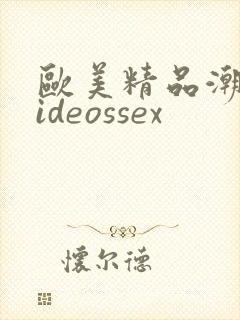 欧美精品潮喷videossex