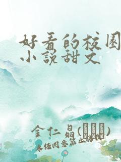 好看的校园言情小说甜文